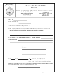 Form SS1L3 Articles of Organization - Domestic Low-Profit Limited Liability Company - Louisiana, Page 2