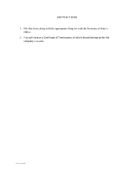 Form SS1441 Simplified Articles of Termination - Louisiana, Page 3