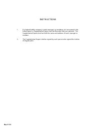 Form SS366 Limited Liability Company Supplemental Initial Report - Louisiana, Page 3