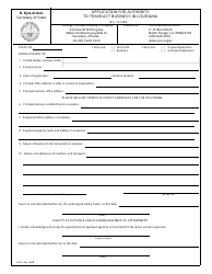 Form SS972 Application for Authority to Transact Business in Louisiana - Louisiana, Page 3