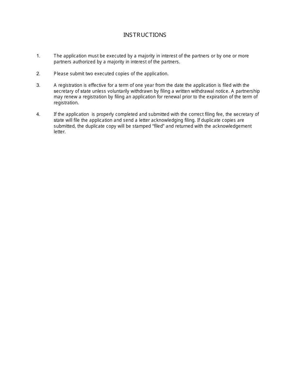 Form SS975 Application of a Registered Limited Liability Partnership - Louisiana, Page 3