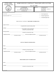 Form SS3143 Home Service Contract Provider Application - Louisiana, Page 2