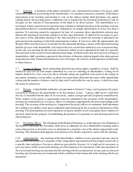 Standard Bylaws for Banks - Georgia (United States), Page 6