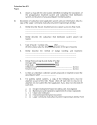 Notice of Intent (Noi) Noi for Coverage Under General Permit Gag278000 for Subsurface Land Application Systems - Georgia (United States), Page 2