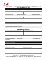 Form 3977 &quot;Affidavit for Amendment&quot; - Georgia (United States)