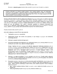 Document preview: Form CFS403-D/P Adoptive Parents' Rights and Responsibilities in Illinois - Illinois (Polish)