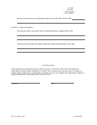 Form HFS2119 (IL478-0357) Paternity Affidavit - Illinois, Page 5