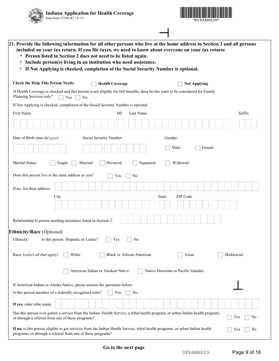 State Form 55390 - Fill Out, Sign Online And Download Printable Pdf 