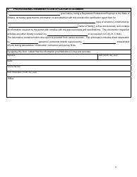 State Form 55716 Professional Engineer Certification for Construction of Geomembrane Lined Liquid Manure Storage Structures - Indiana, Page 4
