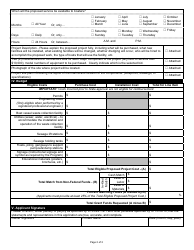 State Form 53432 Indiana Clean Vessel Act Grant Application - Indiana, Page 2