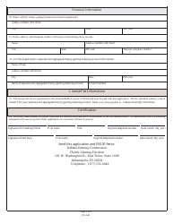 State Form 53635 (CG-AN) Application for Annual Raffle First Time Applicants - Indiana, Page 3