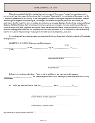 State Form 55732 Application for 3 Years Occupational License Reinvestigation / Renewal - Indiana, Page 5