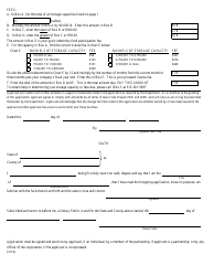 Form W-1 Application for Iowa Warehouse Operator License - Iowa, Page 2