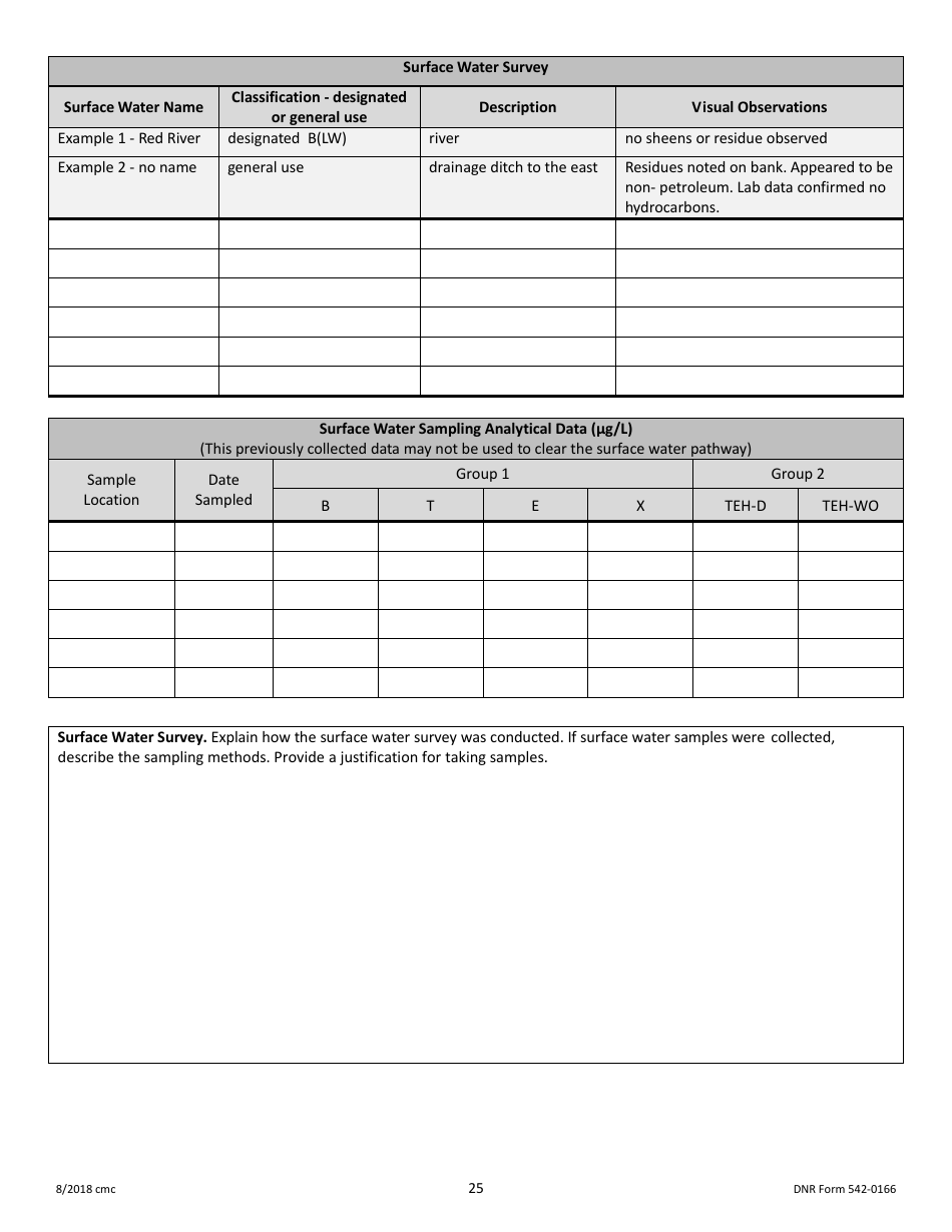 DNR Form 542-0166 Tier 2 Report Checklist - Iowa, Page 9