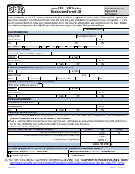 DNR Form 542-3266 (148) Ust Registration Form - Iowa