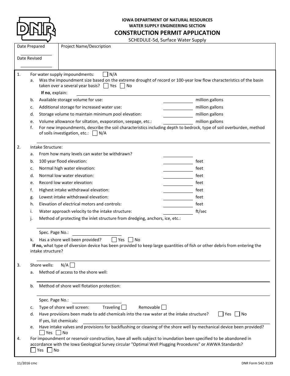 DNR Form 542-3139 Schedule 5D - Fill Out, Sign Online and Download ...