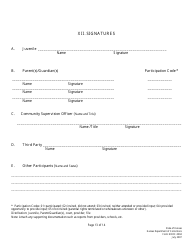 Form KDOC-0094 Juvenile Supervision Plan - Kansas, Page 13