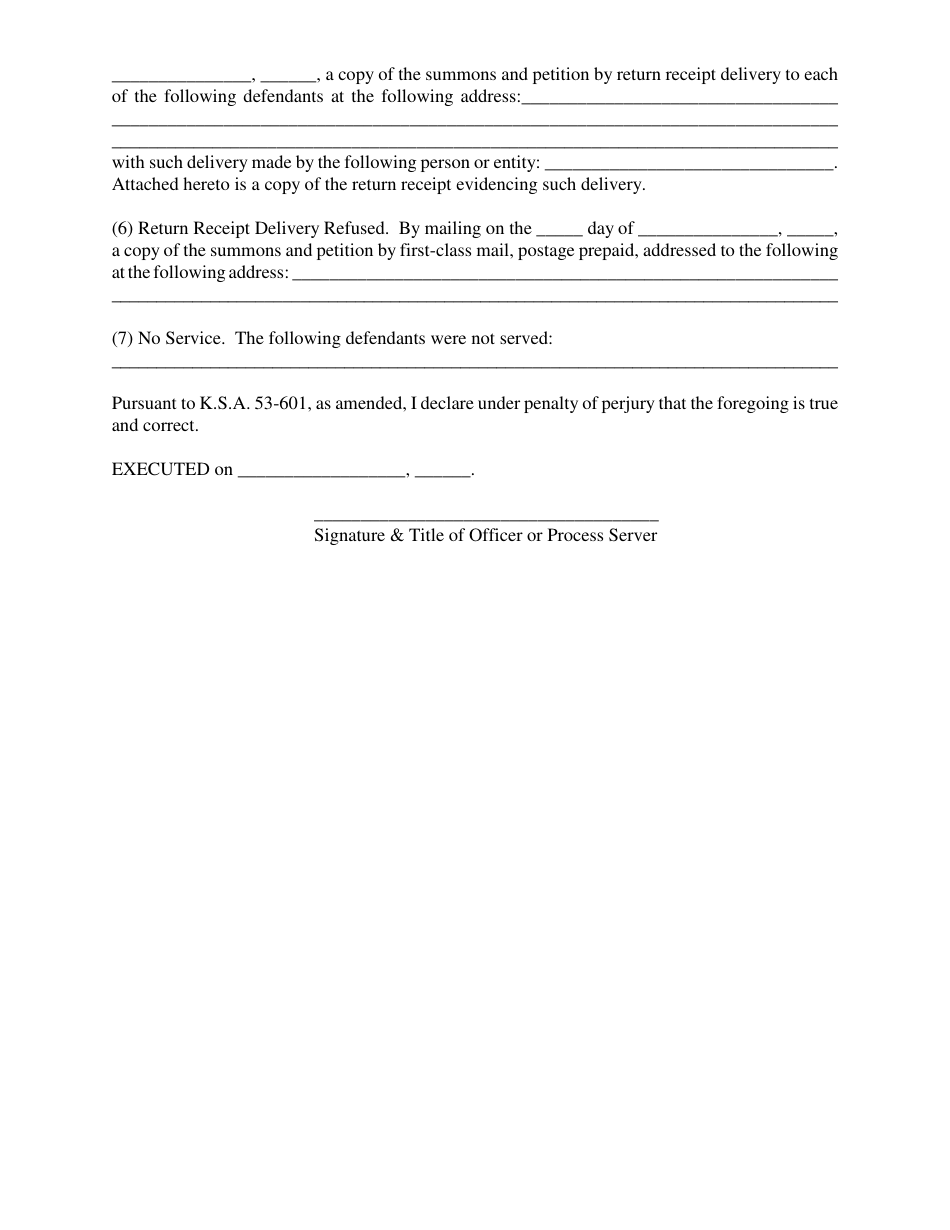 Order to Appear for Hearing in Aid of Execution - Kansas, Page 3