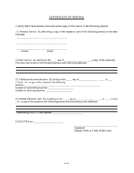 Notice of Hearing on Request for Disclosure of an Affidavit or Sworn Testimony - Kansas, Page 2