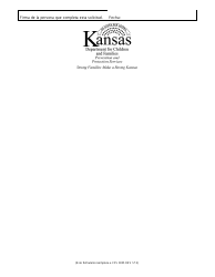 Formulario PPS3055 Revision Del Plan De Permanencia / Familiar - Kansas (Spanish), Page 2