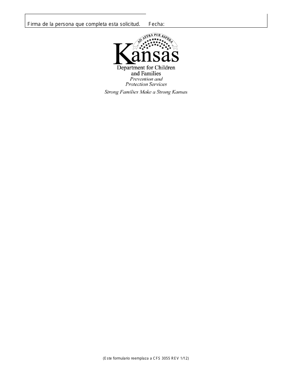 Formulario PPS3055 Revision Del Plan De Permanencia / Familiar - Kansas (Spanish), Page 2