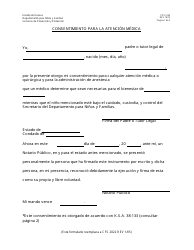 Document preview: Formulario PPS5123 Consentimiento Para La Atencion Medica - Kansas (Spanish)