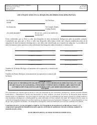 Document preview: Formulario PPS0340 Adulto Que Solicita La Busqueda De Hermano(S) Biologico(S) - Kansas (Spanish)