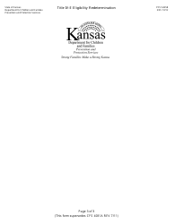 Form PPS5425B Title IV-E Eligibility Redetermination - Kansas, Page 3