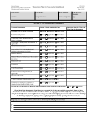 Document preview: Form PPS3059 Transition Plan for Successful Adulthood - Kansas