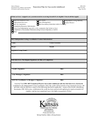 Form PPS3059 Transition Plan for Successful Adulthood - Kansas, Page 10