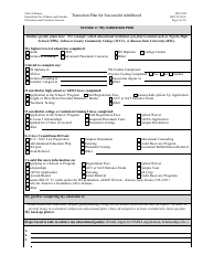 Form PPS3059 Transition Plan for Successful Adulthood - Kansas, Page 2