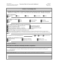 Form PPS3059 Transition Plan for Successful Adulthood - Kansas, Page 3