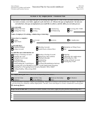 Form PPS3059 Transition Plan for Successful Adulthood - Kansas, Page 4