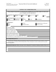 Form PPS3059 Transition Plan for Successful Adulthood - Kansas, Page 6