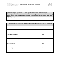 Form PPS3059 Transition Plan for Successful Adulthood - Kansas, Page 8