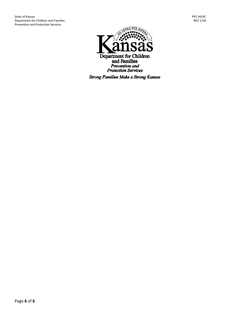 Form PPS5410C IV-E Eligibility History Protocol - Kansas, Page 6