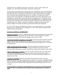Instructions for Form PPS9135 Interstate Compact on the Placement of Children Report on Child&#039;s Placement Status - Kansas, Page 2