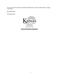 Instructions for Form PPS9135 Interstate Compact on the Placement of Children Report on Child&#039;s Placement Status - Kansas, Page 4