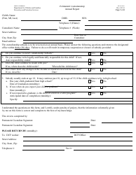 Document preview: Form PPS6165 Permament Custodianship Annual Report - Kansas