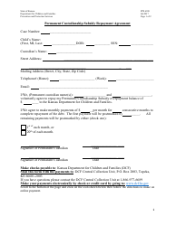 Form PPS6180 Permanent Custodianship Subsidy Repayment Agreement - Kansas