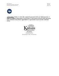 Form PPS6180 Permanent Custodianship Subsidy Repayment Agreement - Kansas, Page 2