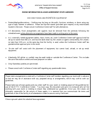 Form TC77-24 Room Information and Lease Agreement - State Agencies - Kentucky, Page 4