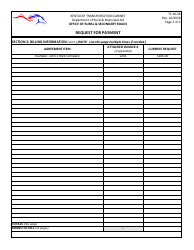 Form TC20-38 Request for Payment - Kentucky, Page 2