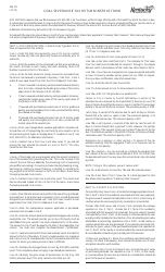 Instructions for Form 55A100 Coal Severance Tax Return - Kentucky