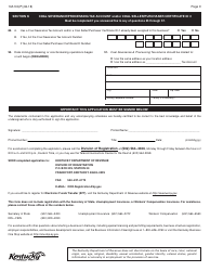 Form 10A100(P) Kentucky Tax Registration Application - Kentucky, Page 11