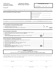 Document preview: Form 73A638 Microbrewer&#039;s Monthly Malt Beverage Tax Report - Kentucky