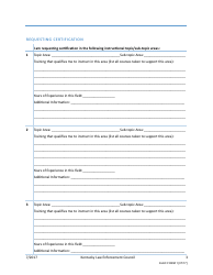 KLEC Form 1 Application for Instructor Certification - Kentucky, Page 4