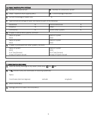 Water Withdrawal Application Form - Kentucky, Page 5