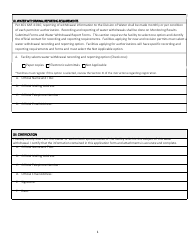 Water Withdrawal Application Form - Kentucky, Page 6