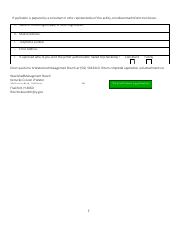 Water Withdrawal Application Form - Kentucky, Page 7